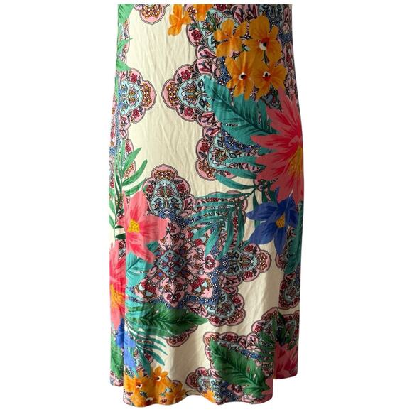 Johnny Was Victoria Swing Knee Length Floral Dress Size XS - Picture 10 of 11